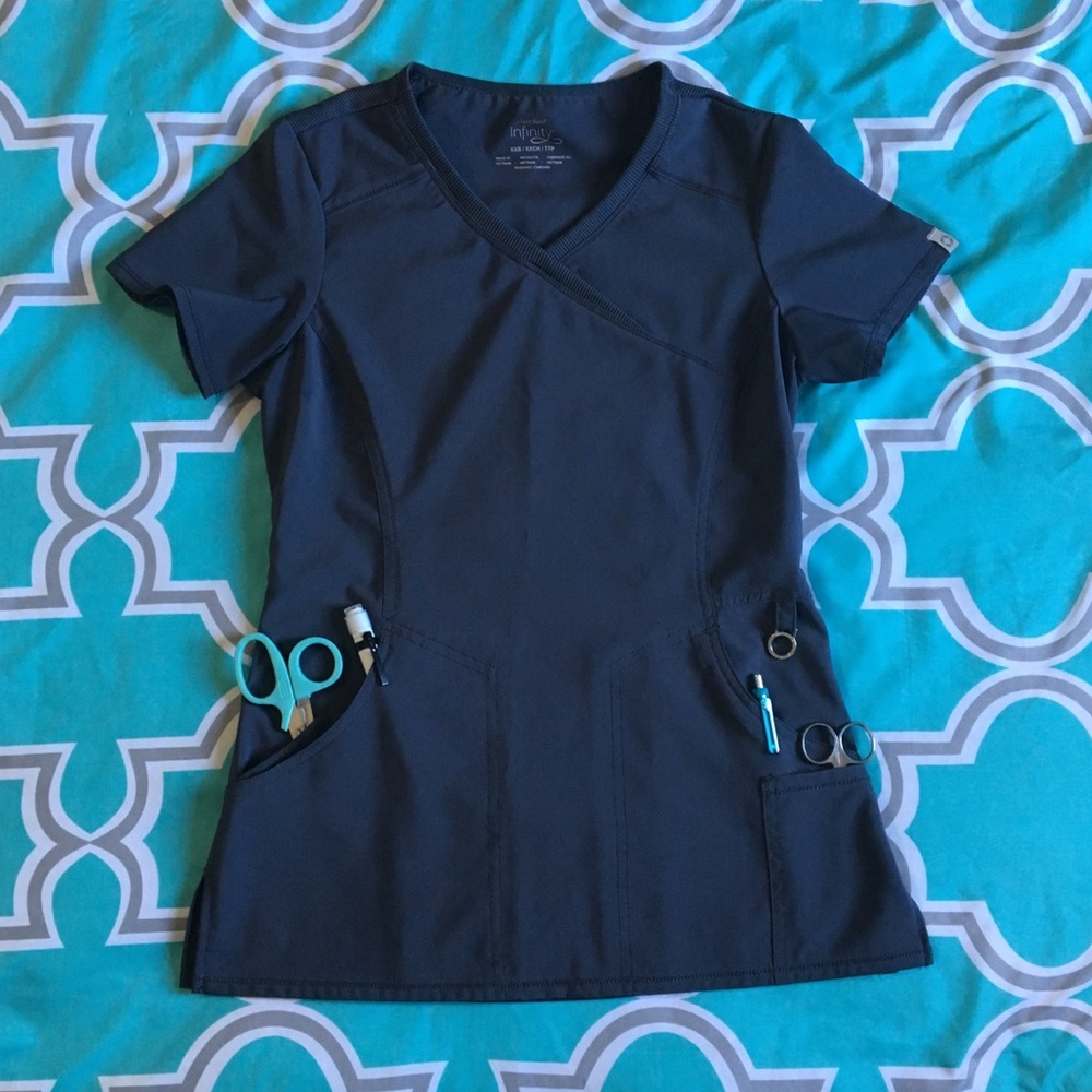 SOLD - Cherokee Infinity Scrub Top